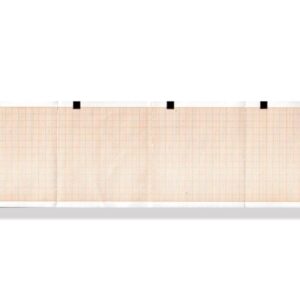 Carta Termica per ECG 80x70 mm Griglia Arancio, Phenol Free - 60 pezzi
