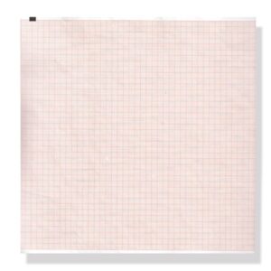 Carta Termica per ECG 210x280 mm Griglia Arancio Phenol Free - 15 pezzi