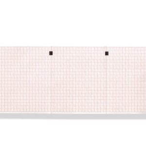 Carta Termica per ECG 112x90 mmxm con Griglia Arancio per KENZ Suzuken - 40 pz