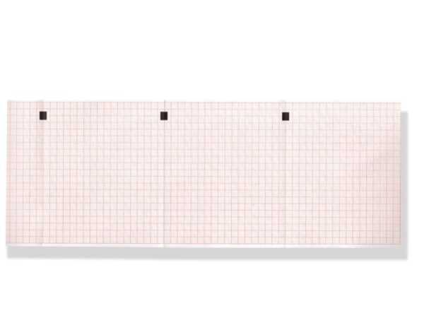 Carta Termica per ECG 112x90 mmxm con Griglia Arancio Compatibile KENZ Suzuken -