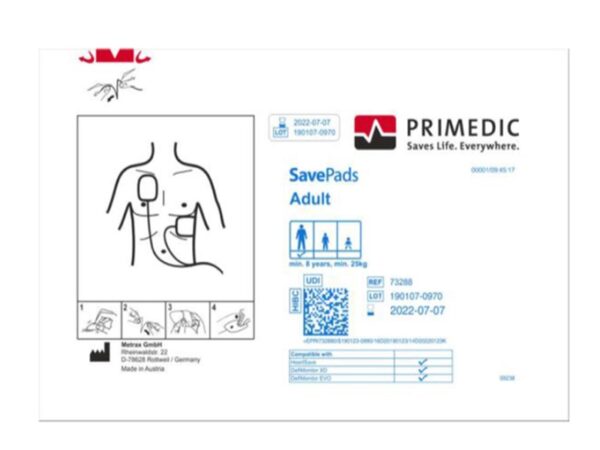 Piastre Defibrillatore Adulti Save Pads + Cavo per 33384/5 fino a S.N. 738XXXXXX