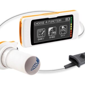 Spirometro con Ossimetro SpiroDoc MIR Bluetooth con Software PC e Turbina - 1