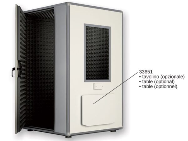 Cabina Audiometrica Pro 30 132x132x242 cm con Ventilazione