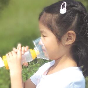 Spacer per Aerosol 175 ml con Mascherina Bambini 1-5 Anni - 20 pz - 2