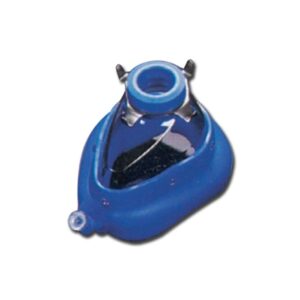 Mascherina Anestesia Deluxe N. 4 Adulti Autoclavabile, Cuffia Silicone - 5 pz