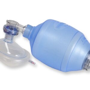 Pallone Rianimazione PVC Adulti con Mascherina Monouso n. 5, 1600 ml - 10 pezzi - 2