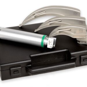 Set Laringoscopio a Fibra Ottica LED con 3 Lame Macintosh 2-3-4 3,5V - 1