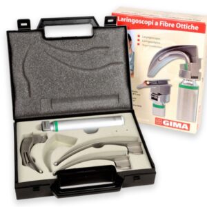 Set Laringoscopio a Fibra Ottica LED con 3 Lame Macintosh 2-3-4 3,5V - 2