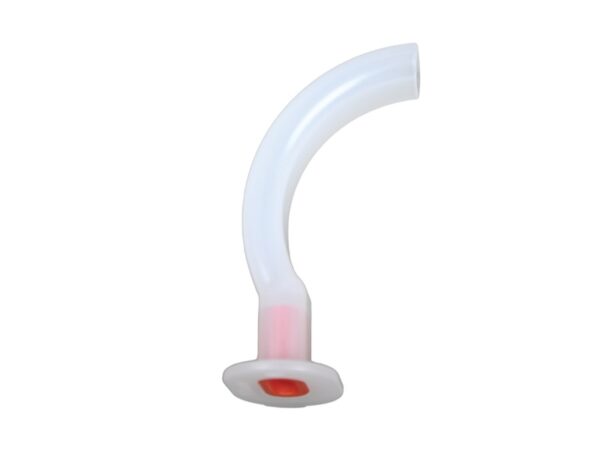 Cannula di Guedel Sterile Flessibile Trasparente 100 mm Adulti Medio Rosso Monou