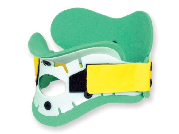 Collare di Primo Soccorso in 2 Pezzi per Adulti Collo Tozzo 48-52 cm Giallo - 6