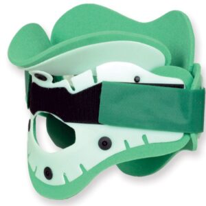 Collare di Primo Soccorso in Due Pezzi per Adulti Collo Alto 56-60 cm Verde - 6 - 1