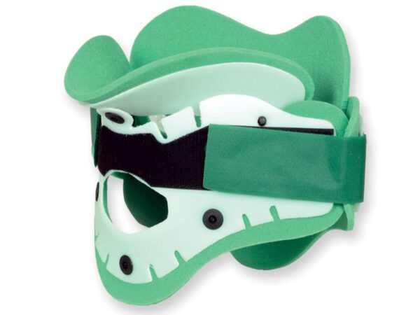 Collare di Primo Soccorso in Due Pezzi per Adulti Collo Alto 56-60 cm Verde - 6