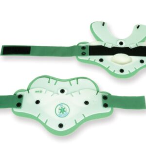 Collare di Primo Soccorso in Due Pezzi per Adulti Collo Alto 56-60 cm Verde - 6 - 2