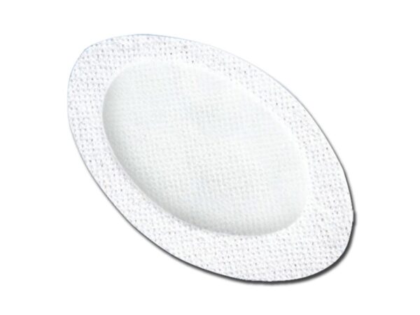 Benda Oculare Sterile Assorbente con Protezione Adesiva Ipoallergenica - 300 pez