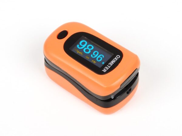 Pulsossimetro da Dito OXY-4 Arancione Multilingua GB/FR/IT/DE/ES/PT/GR/PL - 8 pe