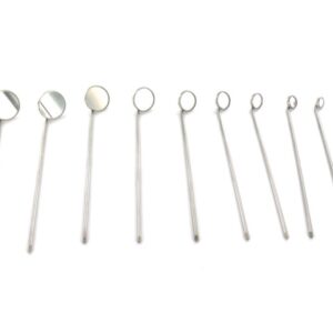 Set Specchi per Laringoscopia 9 pz da diametro 10 mm a diametro 26 mm - 8 serie