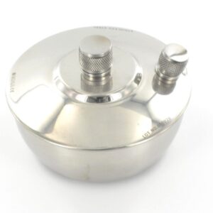 Fornello ad Alcool in Acciaio Inox AISI 304 Coperchio Ottone 100 ml - 20 pezzi