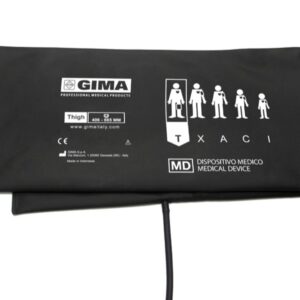 Cosciale per Sfigmomanometro in Nylon con Polmone Latex Free, 2 Tubi - 12 pz