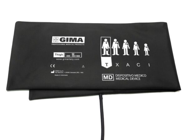 Cosciale per Sfigmomanometro in Nylon con Polmone Latex Free, 2 Tubi - 12 pz