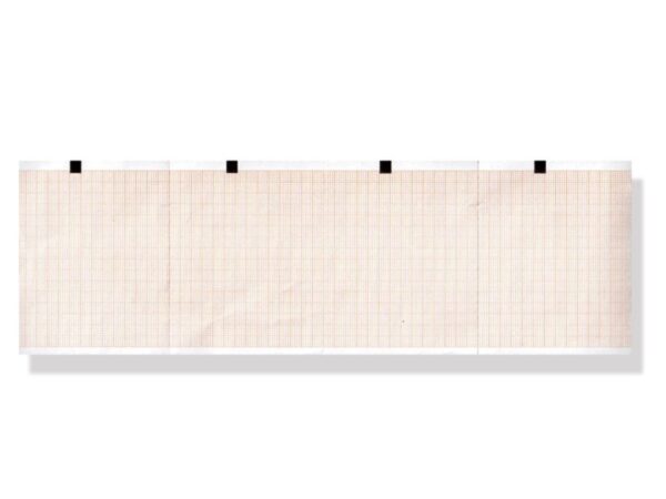 Carta Termica per ECG 90x70 mm Griglia Arancio Phenol Free - 50 pezzi