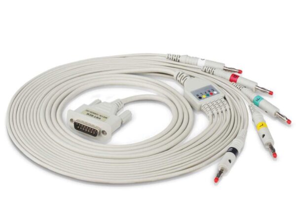 Cavo ECG Veterinaria 5 Derivazioni per 33305/6 - 2 pezzi