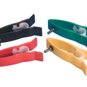 Set 4 Elettrodi Periferici ECG a Pinza per Adulti Riutilizzabili - 8 set da 4 pz