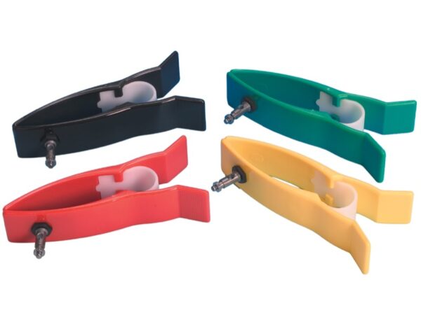 Set 4 Elettrodi Periferici ECG a Pinza per Adulti Riutilizzabili - 8 set da 4 pe