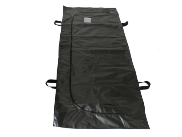 Telo Salma in PVC Nero con Cerniera e Maniglie Portata 150 kg - 8 pezzi
