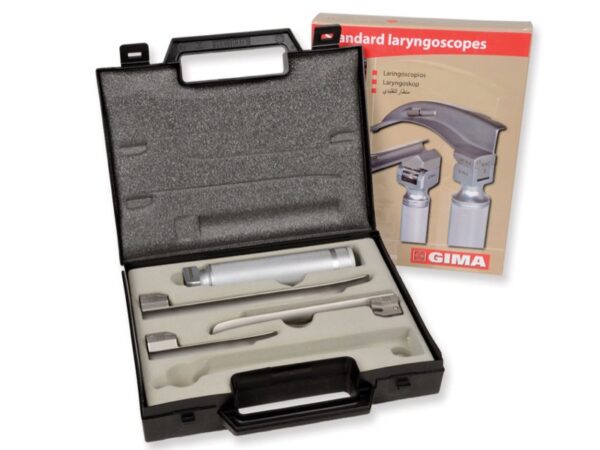 Set Laringoscopio Pediatrico Ricaricabile con Manico e 3 Lame Miller 1, 2, 3 - 2
