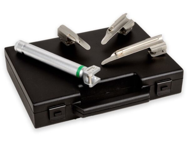Set Laringoscopio Maxlite F.O. Pediatrico 3 Lame Miller 00, 0, 1 - 2,5V