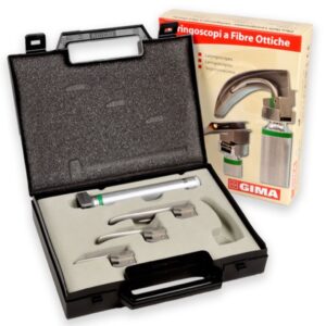 Set Laringoscopio Maxlite F.O. Pediatrico 3 Lame Miller 00, 0, 1 - 2,5V - 2