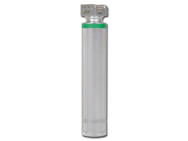 Manico Ricaricabile a LED per Laringoscopio in Metallo - 3,5 V - 2 pezzi