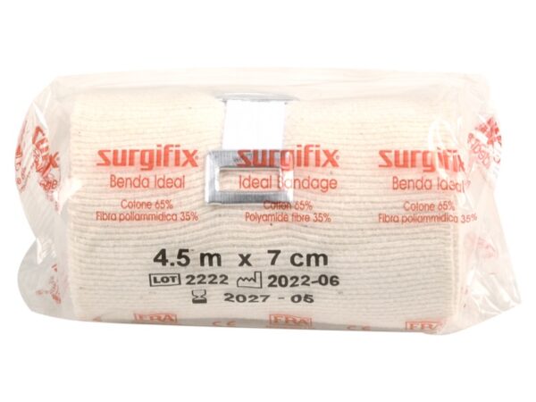 Benda Elastica di Contenimento Non Adesiva 7 cm x 4,5 m, Singolo Cellophane - 20