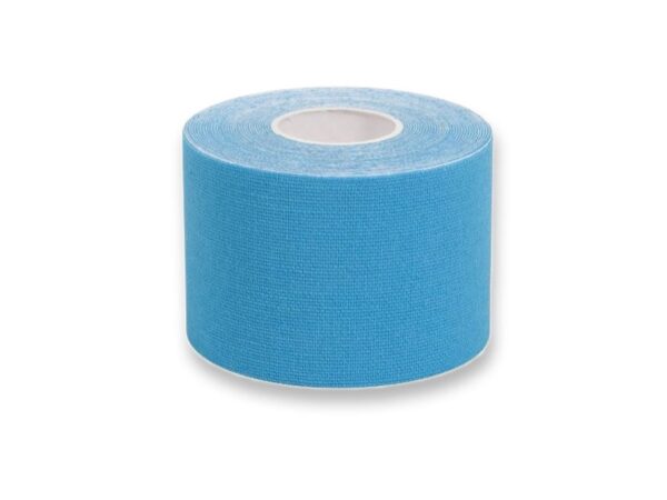 Taping Kinesiologico Standard 5 m x 5 cm Spessore 0,48 mm Azzurro - 40 pezzi