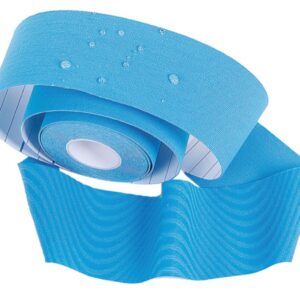 Taping Kinesiologico Standard 5 m x 5 cm Spessore 0,48 mm Azzurro - 40 pezzi - 2