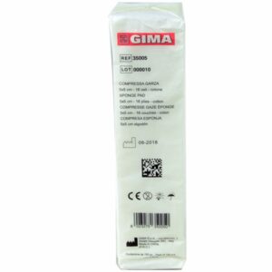 Compresse Garza Cotone 5x5 cm 16 Veli Non Sterili - 10 Pacchi da 100 - 5000 pz - 1
