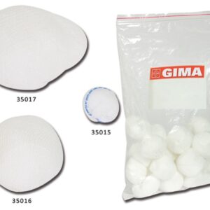 Tamponi Rotondi di Garza di Cotone Non Sterili diametro 15 mm - 5000 pezzi