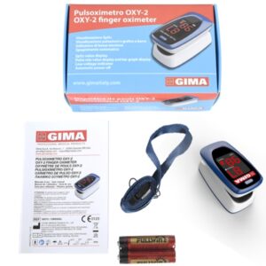 Pulsossimetro da Dito OXY-2 per Saturazione Ossigeno e Frequenza Cardiaca - 8 pe - 3