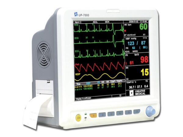 Monitor Multiparametrico UP 7000 Display TFT 12,1" ECG 3 Canali