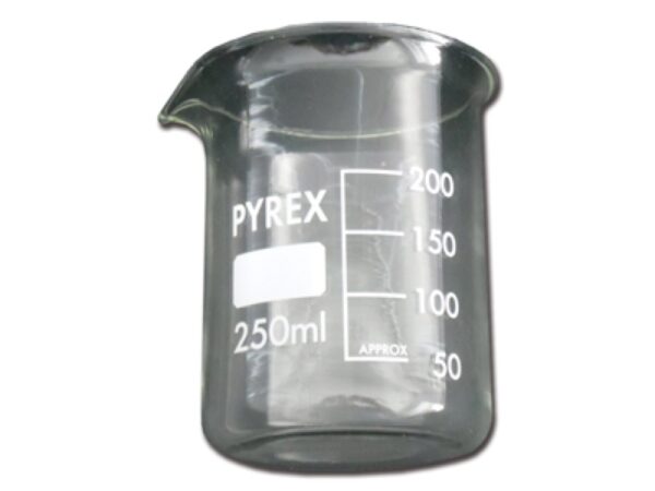 Bicchiere in Vetro 250 ml per Pulitrice Ultrasuoni Branson 2800 (35501/3550