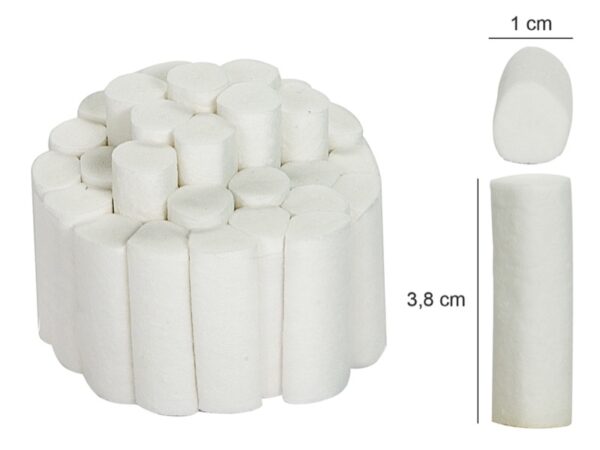 Rulli Dentali Salivari in Cotone 1x3,8 cm - 10 scatole da 1000 - 20000 pezzi