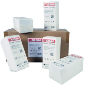 Compresse Garza Cotone Non Sterile 7,5x7,5 cm - 12 Veli - 10 Pacchi da 100 - 400 - 3