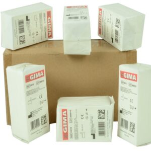Compresse Garza in TNT Non Sterile 5x5 cm 4 Veli - 10 pacchi da 100 - 30000 pz - 3