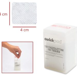 Quickpad Dispenser Fazzolettini Disinfettanti con Alcol Isopropilico 70% - 20 pz - 3