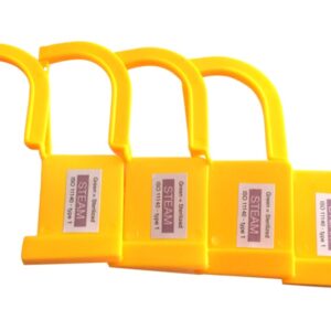 Sigillo Plastica con Indicatore di Vapore 2,7 cm Pin Lungo - Giallo - 2000 pz
