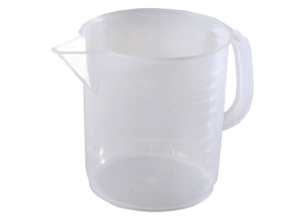 Bottiglia Graduata 1000 ml in Plastica Riutilizzabile - 50 pezzi