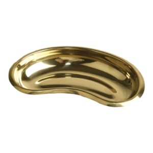 Bacinella Reniforme in Acciaio Inox AISI 202 Dorata 6" 150 mm - 25 pezzi