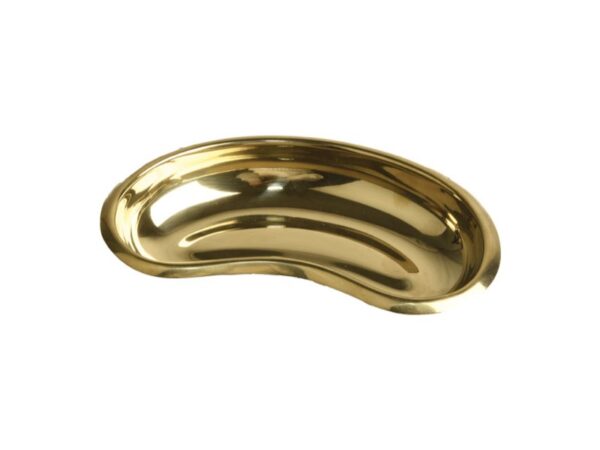 Bacinella Reniforme in Acciaio Inox AISI 202 Dorata 6" 150 mm - 25 pezzi