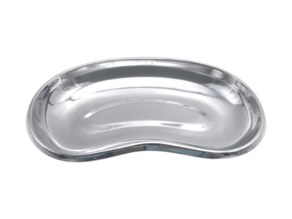Bacinella Reniforme Bassa in Acciaio AISI 202 - 500 ml - 200 mm - 40 pezzi