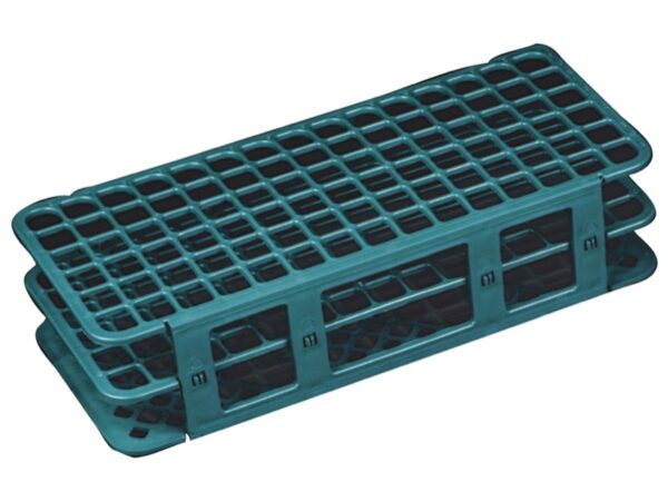 Rastrelliera per Provette diametro 12-13 mm 90 Posti in Polipropilene Autoclavab